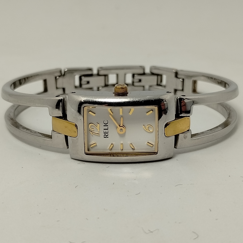 Relic Silver and Gold Women's Watch